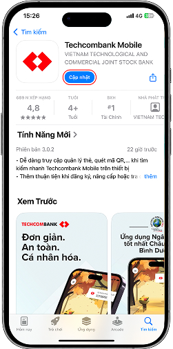 Khách hàng Techcombank chú ý, các thiết bị này không thể truy cập ứng dụng ngân hàng từ ngày 11/5- Ảnh 3. Khách hàng Techcombank chú ý, các thiết bị này không thể truy cập ứng dụng ngân hàng từ ngày 11/5- Ảnh 3.