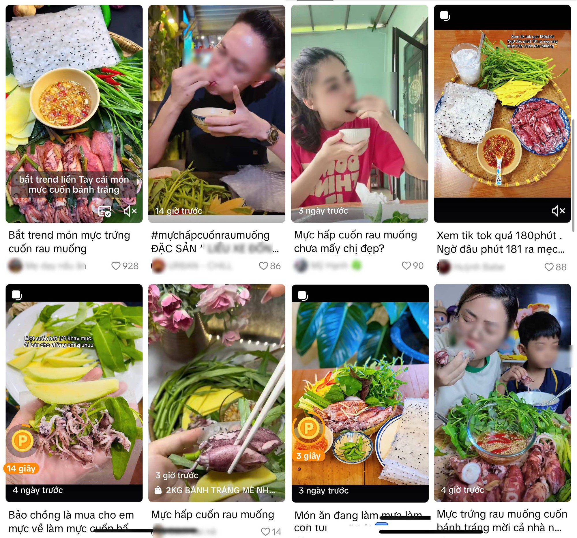 Đu trend ăn mực hấp cuốn rau muống sống, 1 TikToker bị đau bụng, dân mạng liền nghĩ ngay tới lý do này- Ảnh 2. Đu trend ăn mực hấp cuốn rau muống sống, 1 TikToker bị đau bụng, dân mạng liền nghĩ ngay tới lý do này- Ảnh 2.