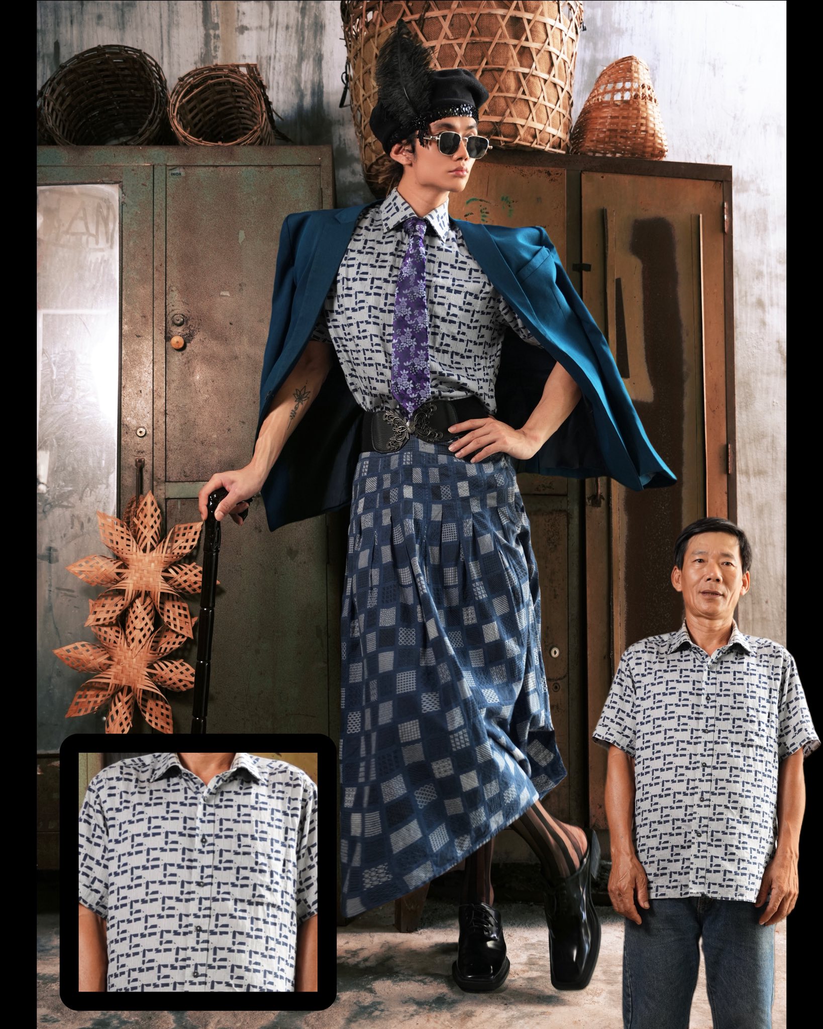 Chàng trai Phú Yên mượn quần áo của cả nhà để mặc lại theo cách không ngờ tới, trở thành hiện tượng Top 1 MXH Trung Quốc- Ảnh 9. Chàng trai Phú Yên mượn quần áo của cả nhà để mặc lại theo cách không ngờ tới, trở thành hiện tượng Top 1 MXH Trung Quốc- Ảnh 9.