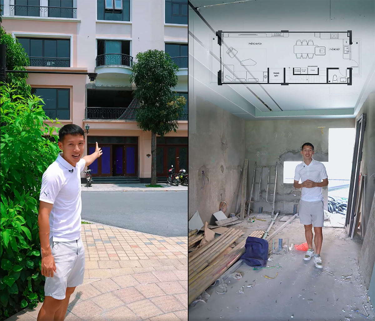 Cầu thủ nổi tiếng từng gây sốt khi xây nhà lầu 10 tỷ tặng bố mẹ, giờ tậu thêm biệt thự hạng sang cho vợ- Ảnh 2. Cầu thủ nổi tiếng từng gây sốt khi xây nhà lầu 10 tỷ tặng bố mẹ, giờ tậu thêm biệt thự hạng sang cho vợ- Ảnh 2.