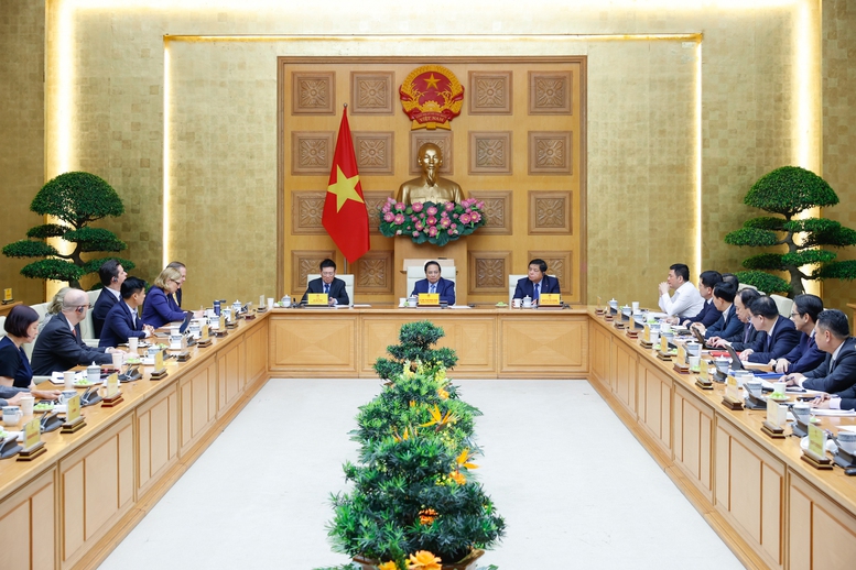 Thủ tướng đề nghị doanh nghiệp Hoa Kỳ ủng hộ thỏa thuận thương mại cùng có lợi- Ảnh 2. Thủ tướng đề nghị doanh nghiệp Hoa Kỳ ủng hộ thỏa thuận thương mại cùng có lợi- Ảnh 2.