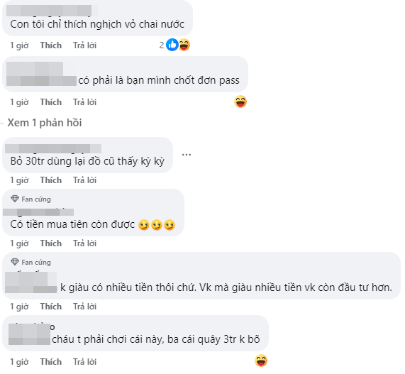 Bộ đồ chơi 80 triệu khiến hội bỉm sữa trên mạng "khẩu chiến": Không hiểu sao lại chi số tiền lớn thế chỉ để mua thú vui cho con?- Ảnh 5. Bộ đồ chơi 80 triệu khiến hội bỉm sữa trên mạng "khẩu chiến": Không hiểu sao lại chi số tiền lớn thế chỉ để mua thú vui cho con?- Ảnh 5.