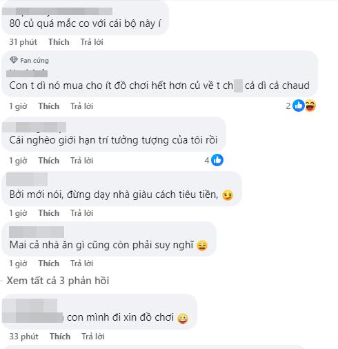 Bộ đồ chơi 80 triệu khiến hội bỉm sữa trên mạng "khẩu chiến": Không hiểu sao lại chi số tiền lớn thế chỉ để mua thú vui cho con?- Ảnh 6. Bộ đồ chơi 80 triệu khiến hội bỉm sữa trên mạng "khẩu chiến": Không hiểu sao lại chi số tiền lớn thế chỉ để mua thú vui cho con?- Ảnh 6.