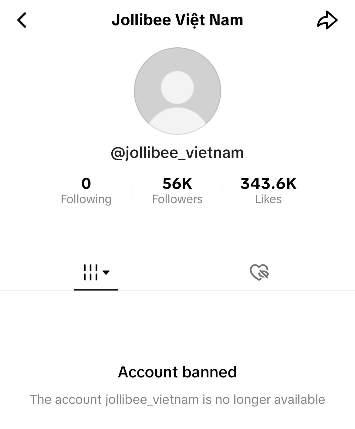 Jollibee Việt Nam bất ngờ bị cấm trên TikTok: Loạt tài khoản giả mạo vẫn tràn ngập- Ảnh 1. Jollibee Việt Nam bất ngờ bị cấm trên TikTok: Loạt tài khoản giả mạo vẫn tràn ngập- Ảnh 1.