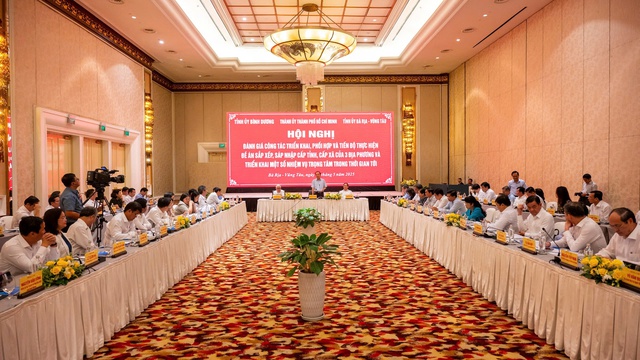 TP HCM, Bình Dương, Bà Rịa - Vũng Tàu họp bàn đề án hợp nhất đơn vị hành chính- Ảnh 3. TP HCM, Bình Dương, Bà Rịa - Vũng Tàu họp bàn đề án hợp nhất đơn vị hành chính- Ảnh 3.
