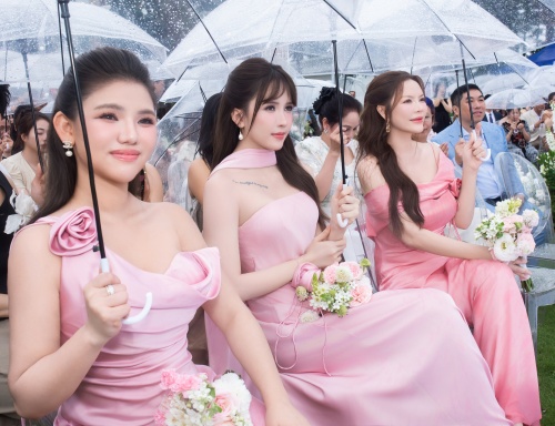 Dàn sao dự đám cưới Hồ Quỳnh Hương: Thiều Bảo Trâm khoe dáng gợi cảm, "chị đại kim cương" quyết tâm làm 1 việc- Ảnh 10.