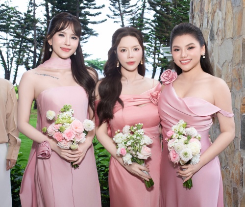 Dàn sao dự đám cưới Hồ Quỳnh Hương: Thiều Bảo Trâm khoe dáng gợi cảm, "chị đại kim cương" quyết tâm làm 1 việc- Ảnh 9.