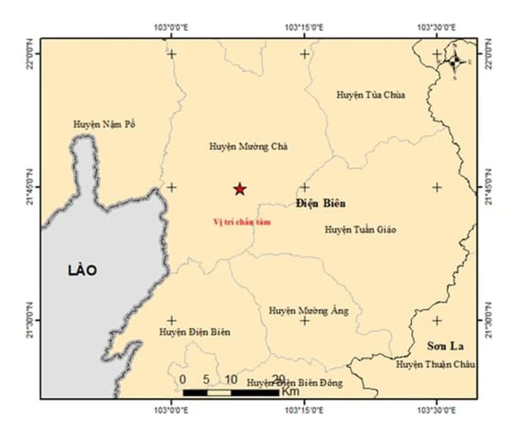Động đất 5 độ Richter gây rung lắc mạnh ở Điện Biên ngày 16 / 5- Ảnh 1. Động đất 5 độ Richter gây rung lắc mạnh ở Điện Biên ngày 16 / 5- Ảnh 1.