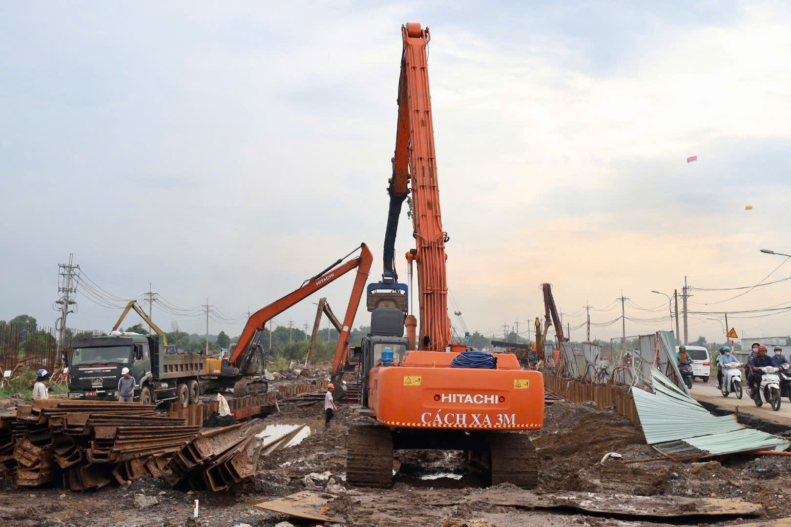 Cận cảnh tiến độ Vành đai 3 phía Tây- Ảnh 5. Cận cảnh tiến độ Vành đai 3 phía Tây- Ảnh 5.