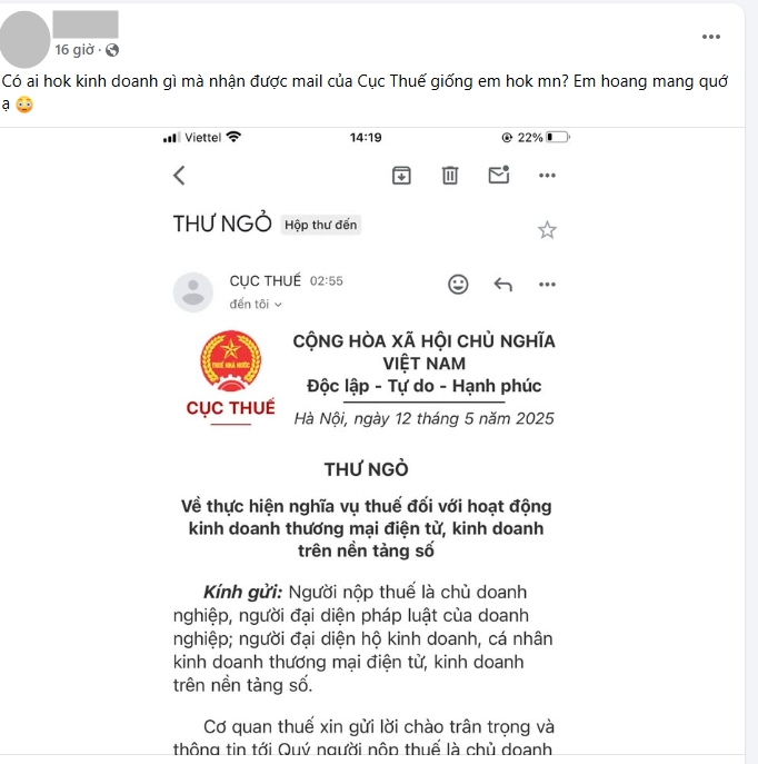 Nhận được mail của Cục Thuế kèm mã QR lúc 3h sáng: Cách nhận biết “hàng real” rất đơn giản- Ảnh 3. Nhận được mail của Cục Thuế kèm mã QR lúc 3h sáng: Cách nhận biết “hàng real” rất đơn giản- Ảnh 3.