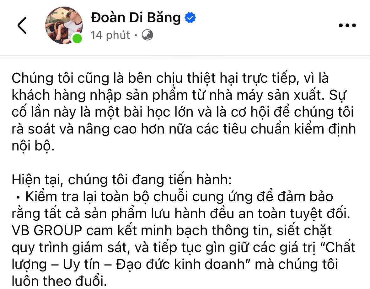 Vợ chồng Đoàn Di Băng công khai xin lỗi, nói bị thiệt hại: Phản ứng của netizen mới đáng bàn- Ảnh 2. Vợ chồng Đoàn Di Băng công khai xin lỗi, nói bị thiệt hại: Phản ứng của netizen mới đáng bàn- Ảnh 2.
