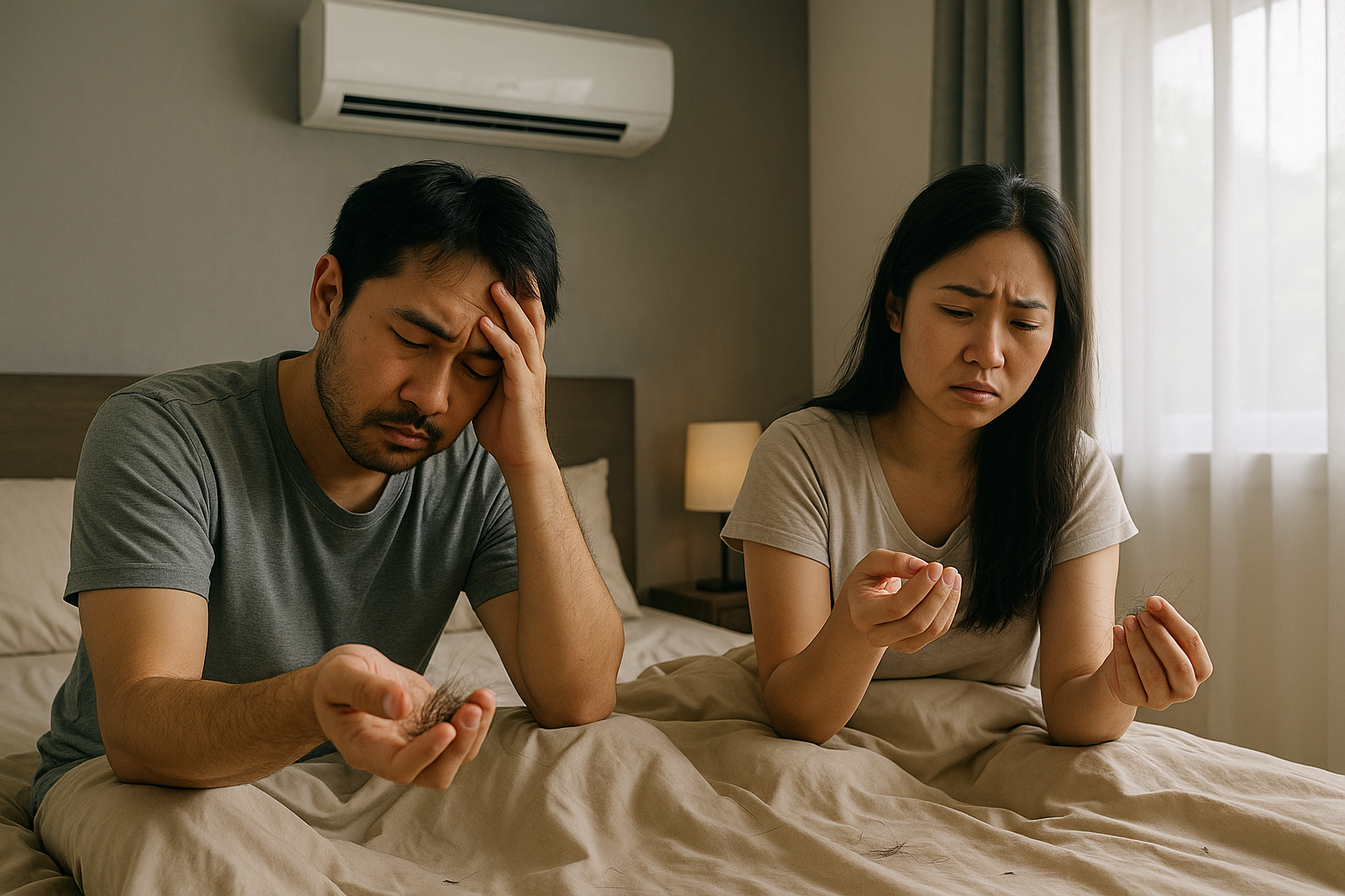 Bật điều hòa ngủ trong phòng kín 'gây rụng tóc, mệt mỏi'? Chuyên gia lý giải, chỉ ra 4 điều cần làm- Ảnh 1. Bật điều hòa ngủ trong phòng kín 'gây rụng tóc, mệt mỏi'? Chuyên gia lý giải, chỉ ra 4 điều cần làm- Ảnh 1.