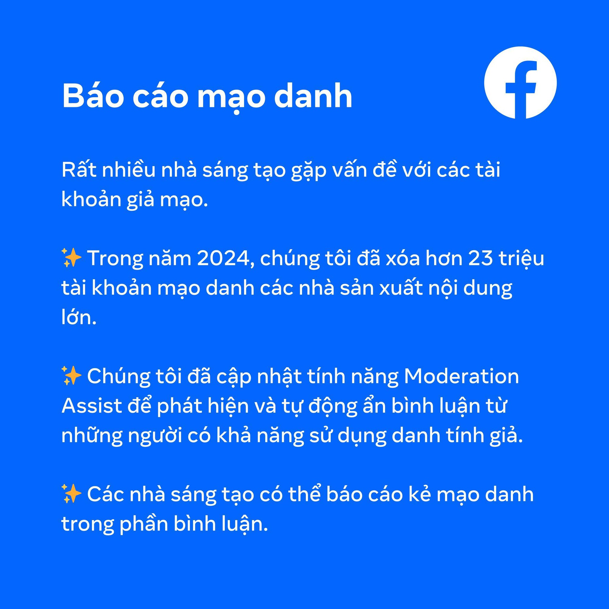 100 triệu fanpage và 23 triệu tài khoản Facebook bị xóa vì lý do này- Ảnh 1. 100 triệu fanpage và 23 triệu tài khoản Facebook bị xóa vì lý do này- Ảnh 1.