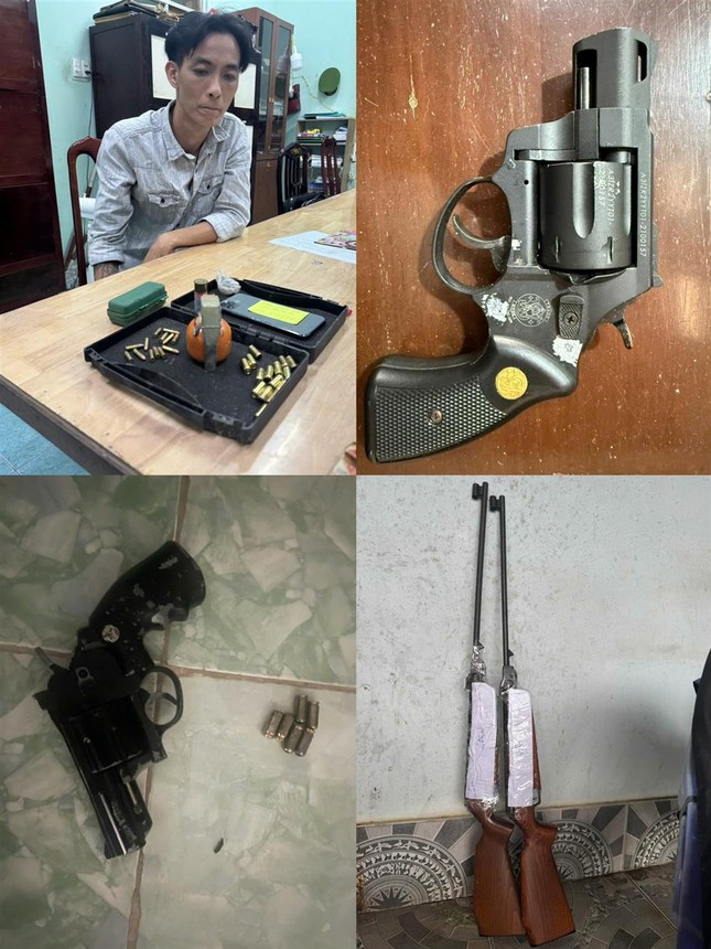 Khởi tố 32 đối tượng hoạt động tín dụng đen, mua bán vũ khí, ma tuý và đánh bạc- Ảnh 1.