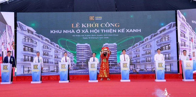 Vĩnh Phúc khởi công dự án nhà ở xã hội thứ 4 trong năm 2025- Ảnh 1. Vĩnh Phúc khởi công dự án nhà ở xã hội thứ 4 trong năm 2025- Ảnh 1.
