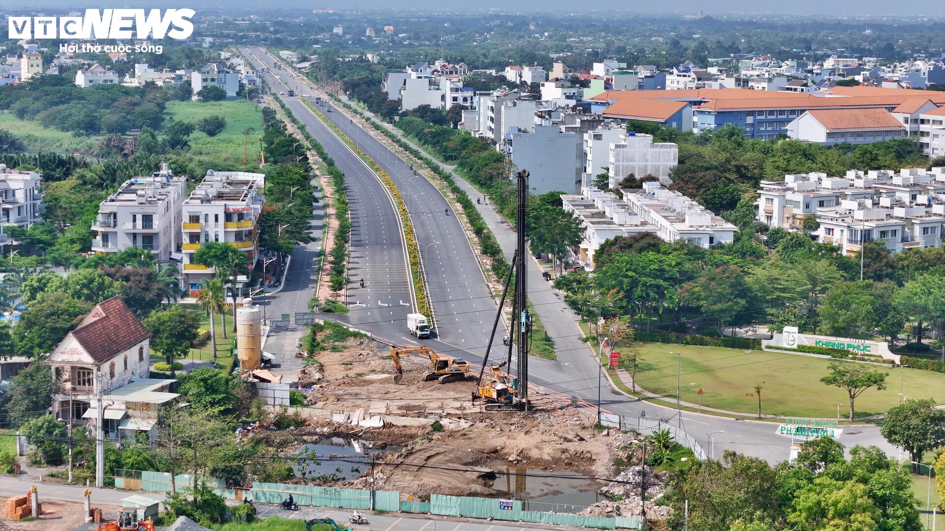 Toàn cảnh dự án nghìn tỷ nối TP.HCM với Long An sau hơn 2 năm thi công- Ảnh 9. Toàn cảnh dự án nghìn tỷ nối TP.HCM với Long An sau hơn 2 năm thi công- Ảnh 9.