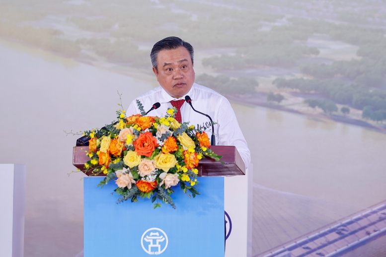 Thủ tướng phát lệnh khởi công cầu Tứ Liên (Hà Nội)- Ảnh 4. Thủ tướng phát lệnh khởi công cầu Tứ Liên (Hà Nội)- Ảnh 4.
