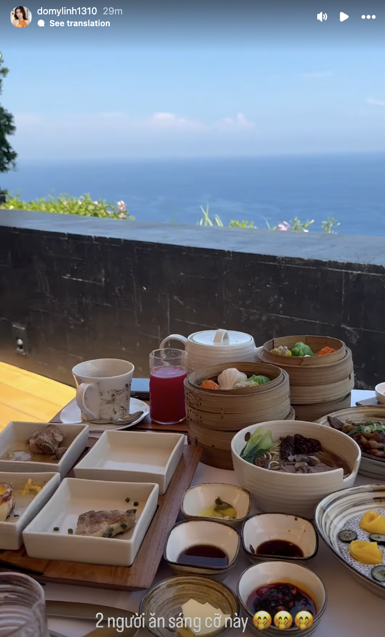 "Dâu hào môn" Đỗ Mỹ Linh tung ảnh hẹn hò Chủ tịch Hà Nội FC ở nước ngoài, bữa sáng thượng lưu gây chú ý- Ảnh 6. "Dâu hào môn" Đỗ Mỹ Linh tung ảnh hẹn hò Chủ tịch Hà Nội FC ở nước ngoài, bữa sáng thượng lưu gây chú ý- Ảnh 6.