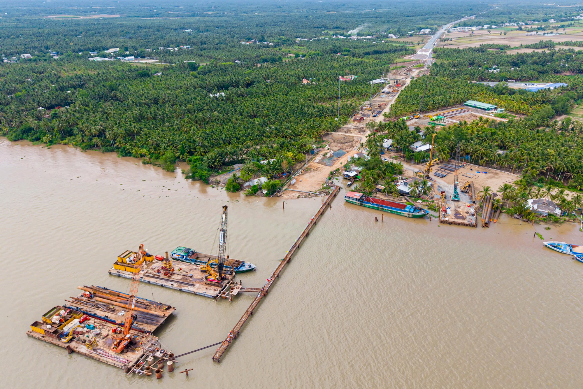 Cầu có trụ tháp cao bằng toà nhà 35 tầng, nhịp chính dài thứ 2 Việt Nam, sẽ rút ngắn 80 km đường từ Cà Mau tới TP.HCM- Ảnh 3. Cầu có trụ tháp cao bằng toà nhà 35 tầng, nhịp chính dài thứ 2 Việt Nam, sẽ rút ngắn 80 km đường từ Cà Mau tới TP.HCM- Ảnh 3.