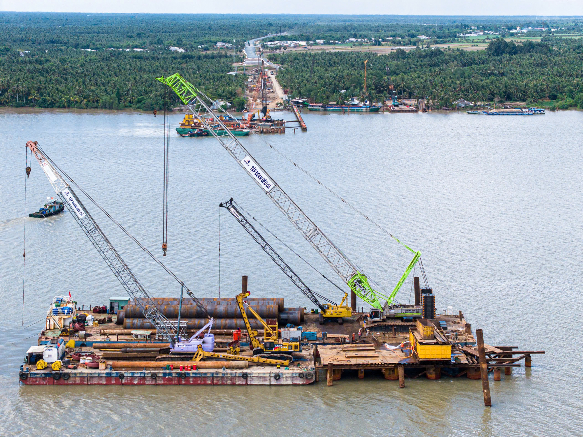 Cầu có trụ tháp cao bằng toà nhà 35 tầng, nhịp chính dài thứ 2 Việt Nam, sẽ rút ngắn 80 km đường từ Cà Mau tới TP.HCM- Ảnh 6. Cầu có trụ tháp cao bằng toà nhà 35 tầng, nhịp chính dài thứ 2 Việt Nam, sẽ rút ngắn 80 km đường từ Cà Mau tới TP.HCM- Ảnh 6.