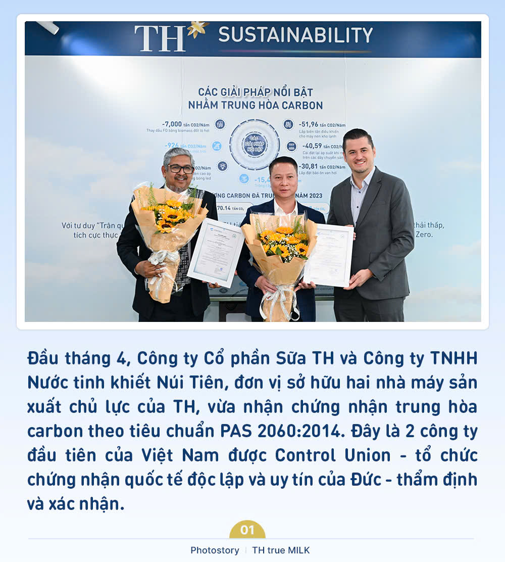 Loạt sáng kiến xanh giúp giảm dấu chân carbon tại các nhà máy ‘khủng’ của TH true MILK- Ảnh 1. Loạt sáng kiến xanh giúp giảm dấu chân carbon tại các nhà máy ‘khủng’ của TH true MILK- Ảnh 1.
