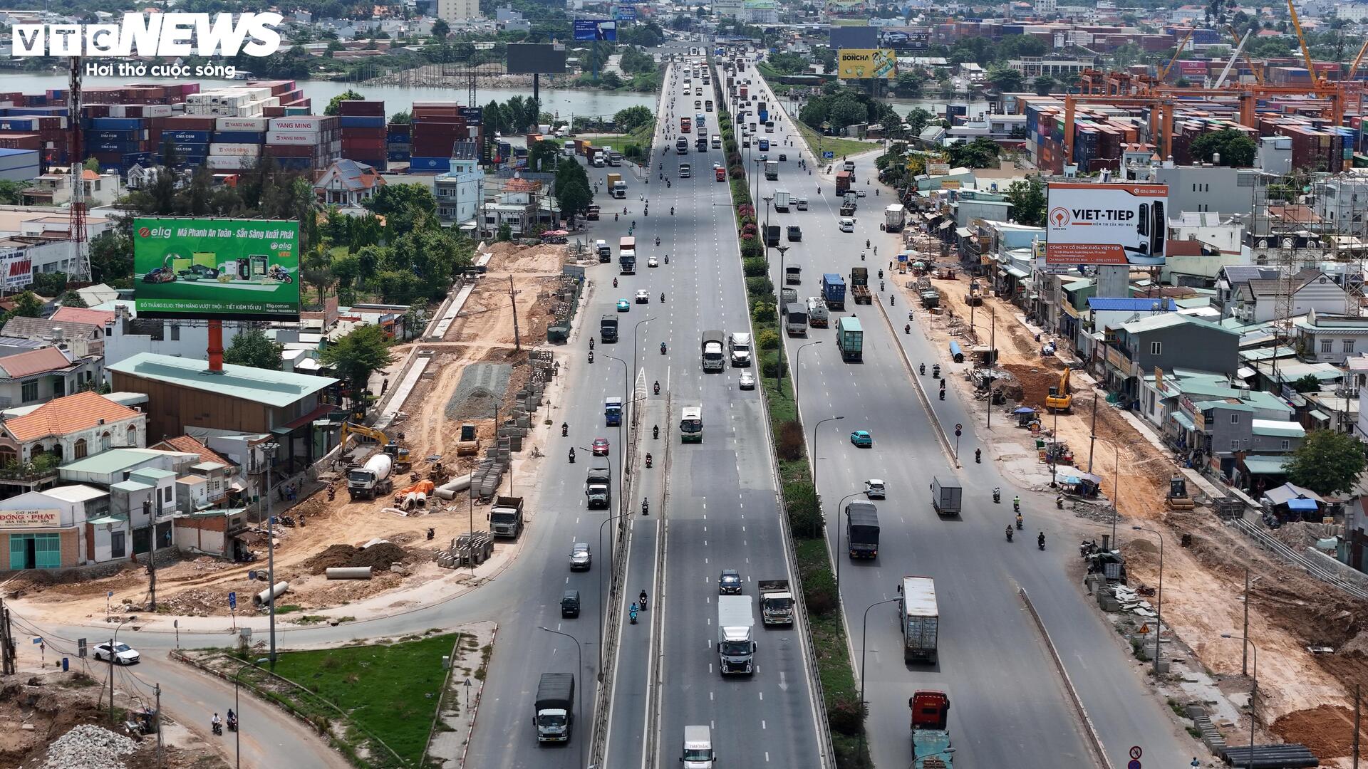 Toàn cảnh nút giao đồ sộ nhất Vành đai 3 TP.HCM vào giai đoạn nước rút- Ảnh 9. Toàn cảnh nút giao đồ sộ nhất Vành đai 3 TP.HCM vào giai đoạn nước rút- Ảnh 9.