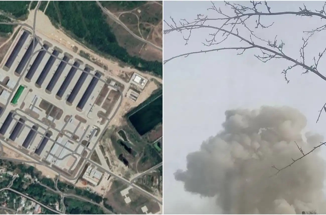 Ukraine phá hủy cơ sở quân sự trên bán đảo Crimea, Nga tập kích căn cứ F-16?- Ảnh 1. Ukraine phá hủy cơ sở quân sự trên bán đảo Crimea, Nga tập kích căn cứ F-16?- Ảnh 1.