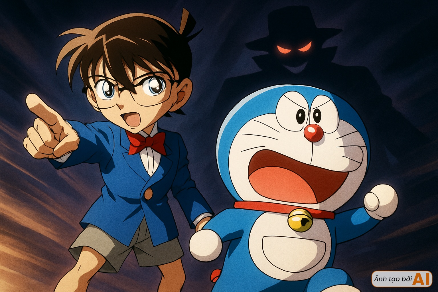 Cảnh tượng fan truyện tranh không bao giờ dám tưởng tượng: Khi Conan gặp Doraemon, họ sẽ là bộ đôi thay đổi mọi cuộc đời!- Ảnh 1. Cảnh tượng fan truyện tranh không bao giờ dám tưởng tượng: Khi Conan gặp Doraemon, họ sẽ là bộ đôi thay đổi mọi cuộc đời!- Ảnh 1.