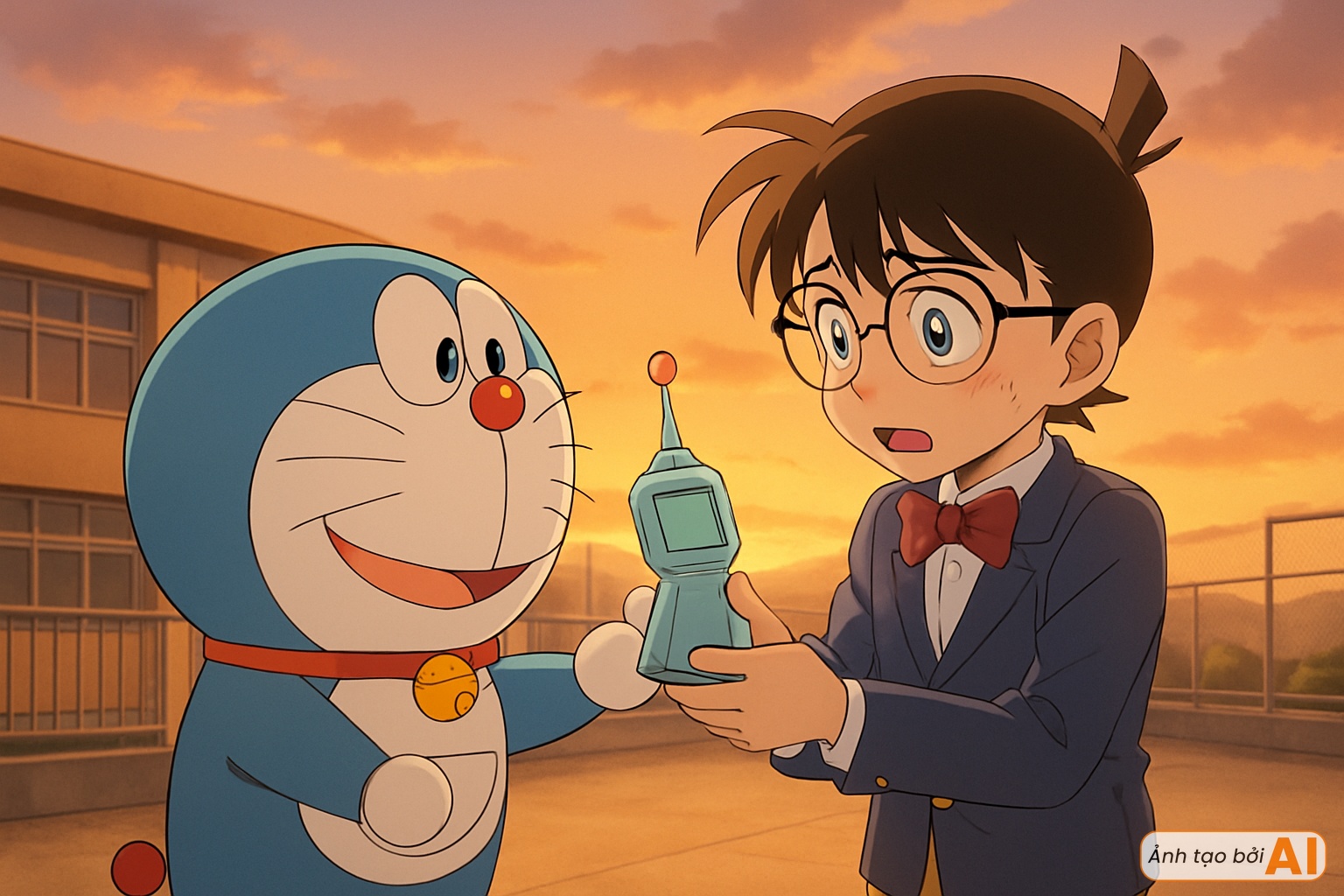 Cảnh tượng fan truyện tranh không bao giờ dám tưởng tượng: Khi Conan gặp Doraemon, họ sẽ là bộ đôi thay đổi mọi cuộc đời!- Ảnh 3. Cảnh tượng fan truyện tranh không bao giờ dám tưởng tượng: Khi Conan gặp Doraemon, họ sẽ là bộ đôi thay đổi mọi cuộc đời!- Ảnh 3.