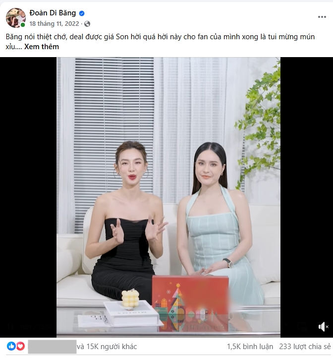 Viral lại clip Thùy Tiên và Đoàn Di Băng Viral lại clip Thùy Tiên và Đoàn Di Băng