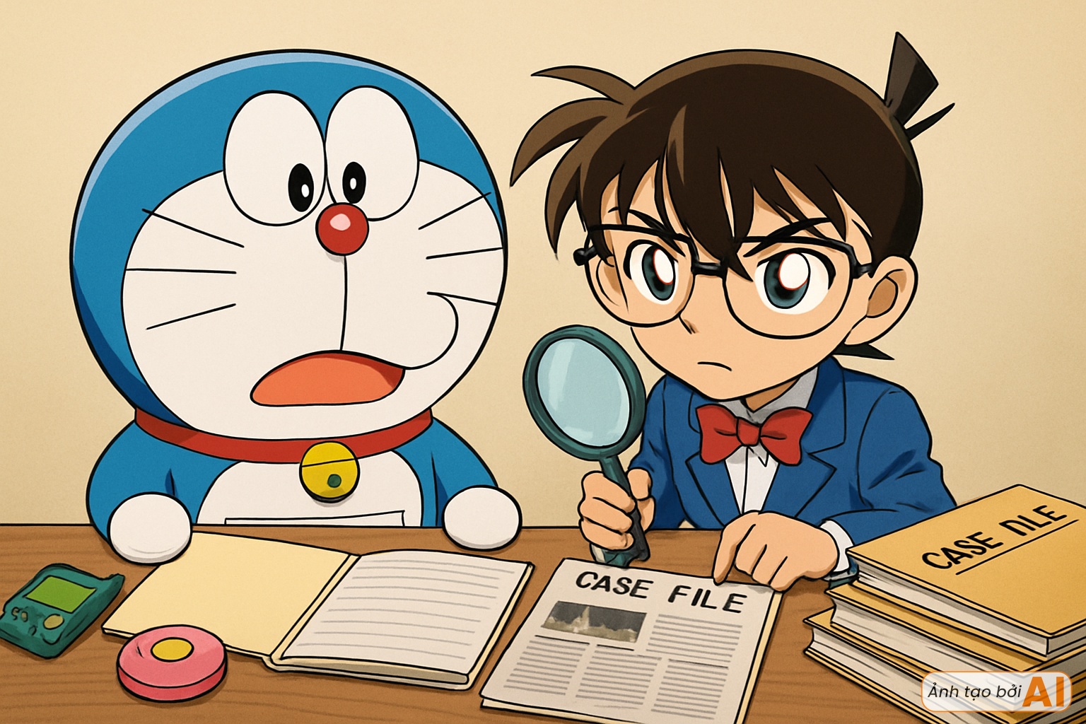 Cảnh tượng fan truyện tranh không bao giờ dám tưởng tượng: Khi Conan gặp Doraemon, họ sẽ là bộ đôi thay đổi mọi cuộc đời!- Ảnh 2. Cảnh tượng fan truyện tranh không bao giờ dám tưởng tượng: Khi Conan gặp Doraemon, họ sẽ là bộ đôi thay đổi mọi cuộc đời!- Ảnh 2.