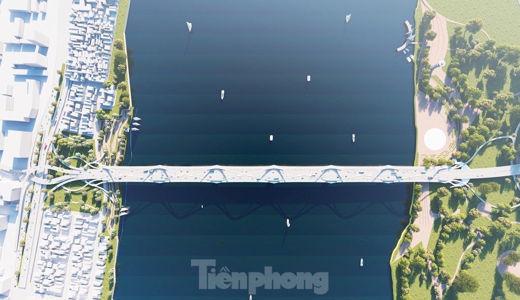 Hình ảnh thiết kế 6 cầu qua sông Hồng sẽ khởi công năm 2025- Ảnh 6. Hình ảnh thiết kế 6 cầu qua sông Hồng sẽ khởi công năm 2025- Ảnh 6.