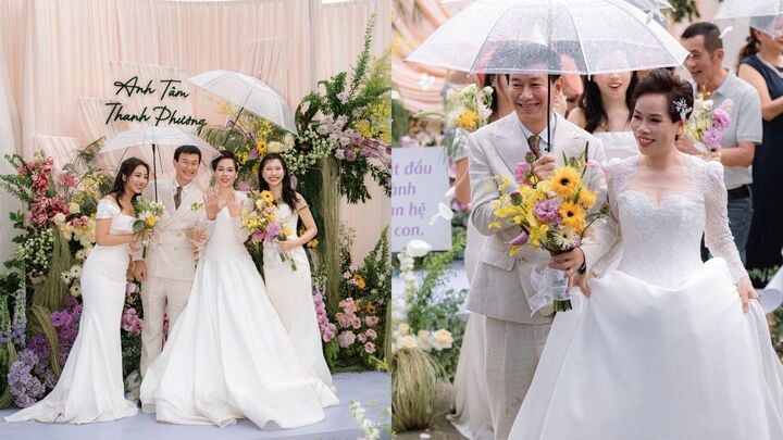Đám cưới bố mẹ 27 năm trước còn tiếc nuối, 2 con gái gen Z tổ chức cưới lại- Ảnh 5. Đám cưới bố mẹ 27 năm trước còn tiếc nuối, 2 con gái gen Z tổ chức cưới lại- Ảnh 5.