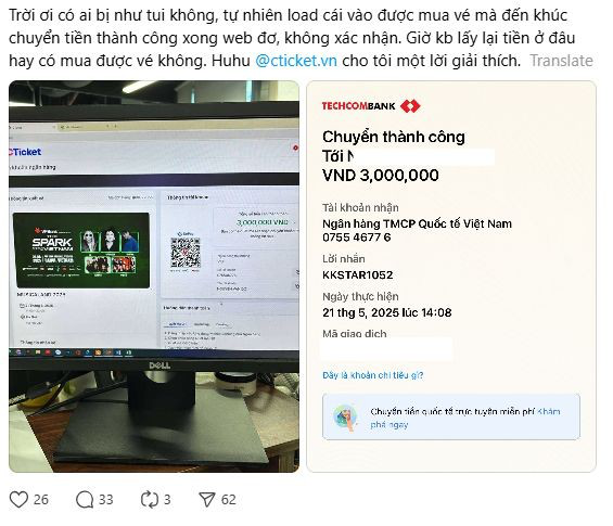 Fan bị lừa hàng triệu đồng vì web mạo danh bán vé siêu concert có G-Dragon, CL- Ảnh 1. Fan bị lừa hàng triệu đồng vì web mạo danh bán vé siêu concert có G-Dragon, CL- Ảnh 1.
