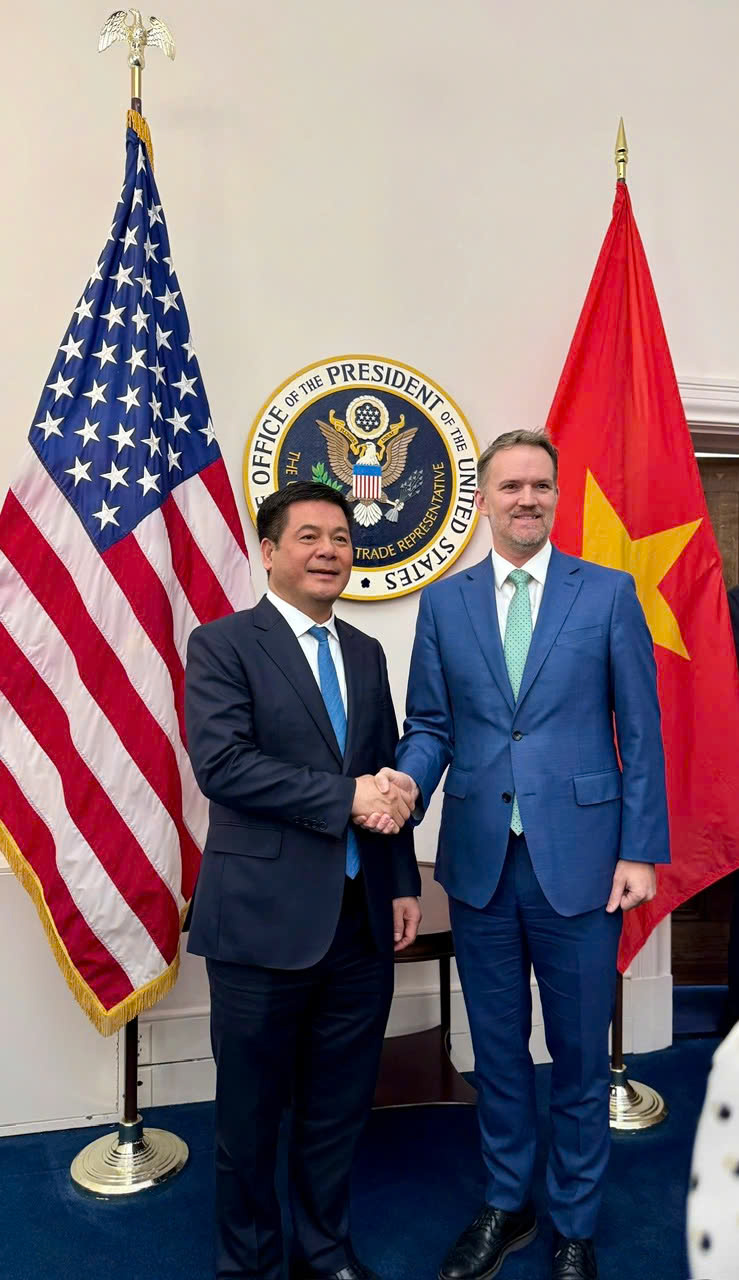 Vòng đàm phán thứ 2 về thương mại đối ứng Việt Nam - Hoa Kỳ đạt kết quả tích cực, tiếp tục tập trung đàm phán vào đầu tháng 6/2025- Ảnh 2. Vòng đàm phán thứ 2 về thương mại đối ứng Việt Nam - Hoa Kỳ đạt kết quả tích cực, tiếp tục tập trung đàm phán vào đầu tháng 6/2025- Ảnh 2.
