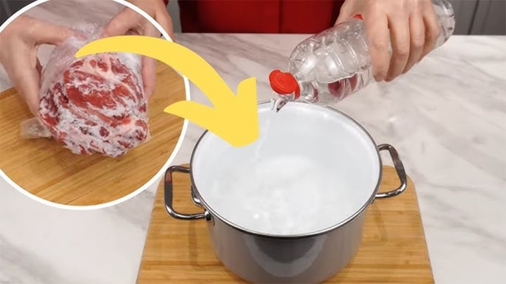 Cách rã đông thịt bằng giấm nhanh chóng và an toàn- Ảnh 1. Cách rã đông thịt bằng giấm nhanh chóng và an toàn- Ảnh 1.