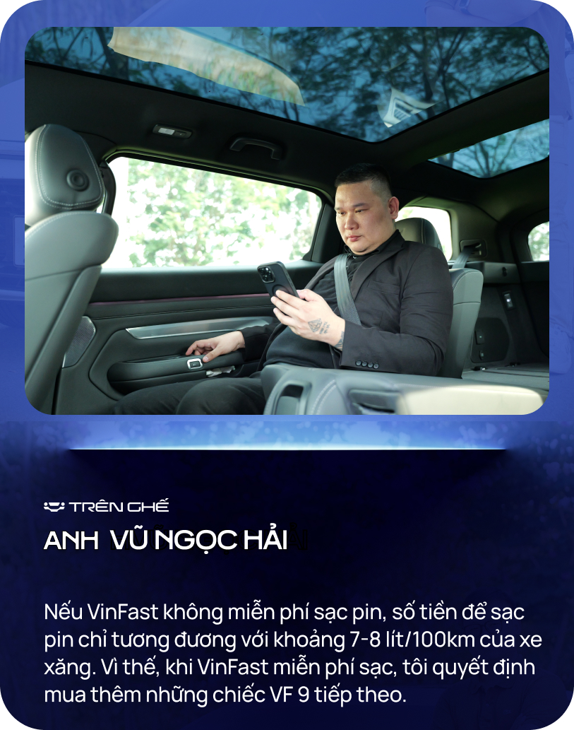 Doanh nhân mua 3 xe VinFast VF 9: ‘Có điểm ăn đứt Prado, Explorer, sẽ mua thêm vài chiếc nữa nếu…’- Ảnh 8. Doanh nhân mua 3 xe VinFast VF 9: ‘Có điểm ăn đứt Prado, Explorer, sẽ mua thêm vài chiếc nữa nếu…’- Ảnh 8.