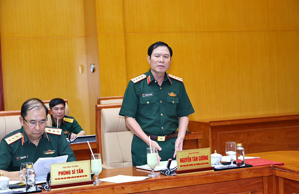 Đại tướng Phan Văn Giang chỉ đạo rà soát, sắp xếp biên chế, tổ chức quân sự địa phương, Bộ đội Biên phòng- Ảnh 3. Đại tướng Phan Văn Giang chỉ đạo rà soát, sắp xếp biên chế, tổ chức quân sự địa phương, Bộ đội Biên phòng- Ảnh 3.