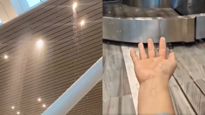 Nhà ga T3 Tân Sơn Nhất tiếp tục bị dột, ACV lý giải nguyên nhân- Ảnh 1. Nhà ga T3 Tân Sơn Nhất tiếp tục bị dột, ACV lý giải nguyên nhân- Ảnh 1.