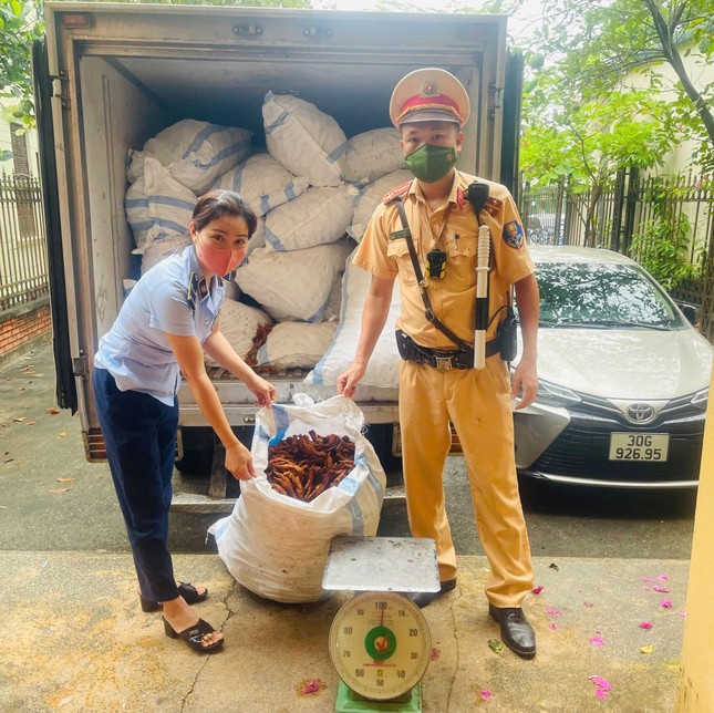 Hà Nội: Bắt giữ hơn 1 tấn chân gà chiên không rõ nguồn gốc- Ảnh 1. Hà Nội: Bắt giữ hơn 1 tấn chân gà chiên không rõ nguồn gốc- Ảnh 1.