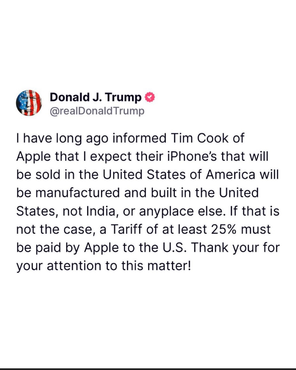 Ông Trump dọa đánh thuế iPhone, Apple và Samsung cùng bị cuốn vào đống lửa- Ảnh 1. Ông Trump dọa đánh thuế iPhone, Apple và Samsung cùng bị cuốn vào đống lửa- Ảnh 1.