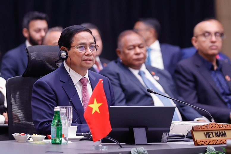 Thủ tướng Phạm Minh Chính: ASEAN phát huy mạnh mẽ '5 hơn' với ba trọng tâm hợp tác- Ảnh 1.
