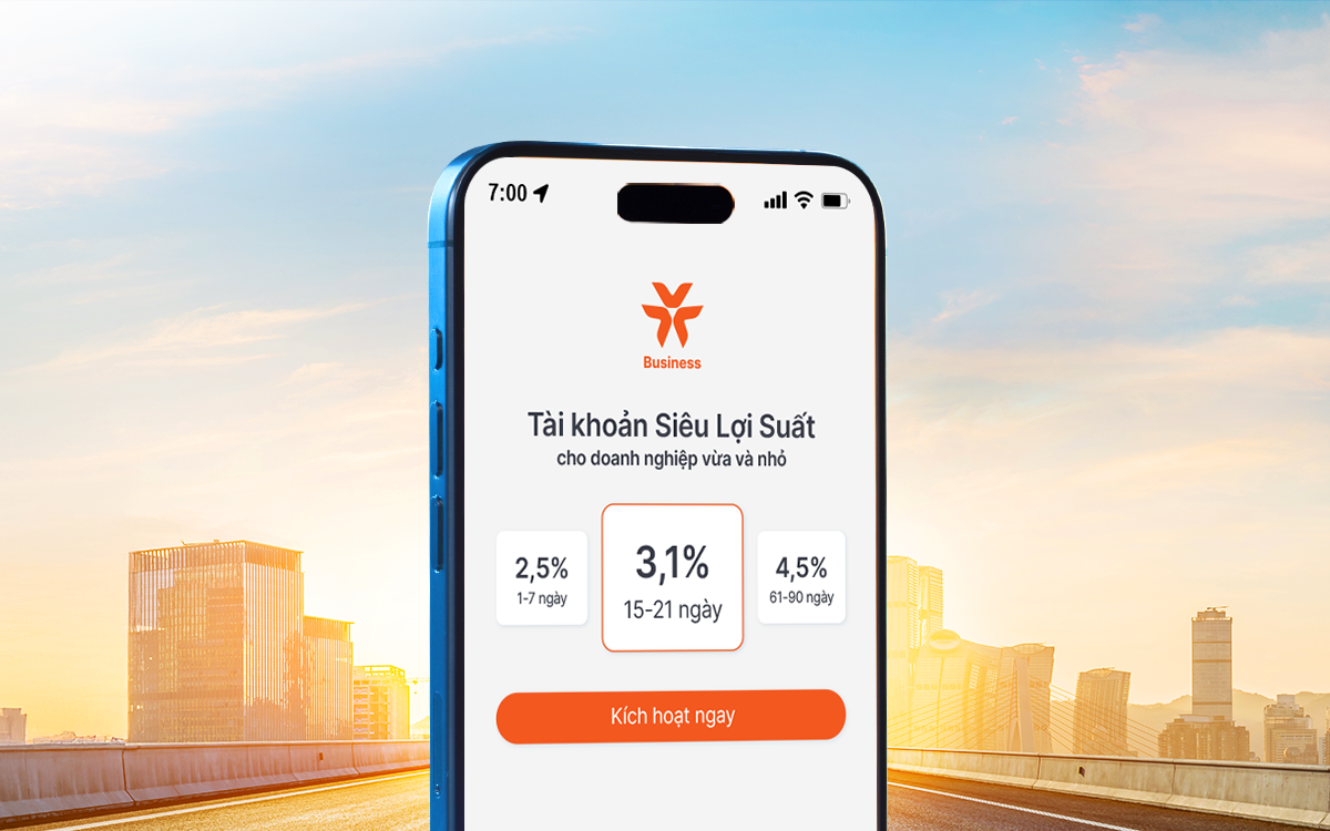 VIB ra mắt tài khoản Siêu Lợi Suất dành cho doanh nghiệp với lợi suất mỗi ngày đến 4,5%/năm- Ảnh 1. VIB ra mắt tài khoản Siêu Lợi Suất dành cho doanh nghiệp với lợi suất mỗi ngày đến 4,5%/năm- Ảnh 1.