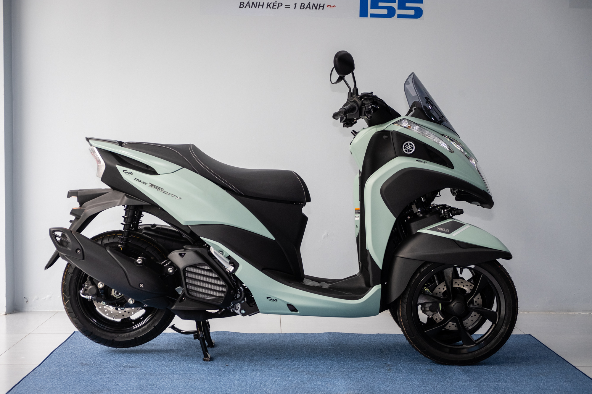 Yamaha Tricity 155 về Việt Nam: Bánh kép phía trước cho người người thích 'độc lạ', giá quy đổi từ 103 triệu đồng- Ảnh 17. Yamaha Tricity 155 về Việt Nam: Bánh kép phía trước cho người người thích 'độc lạ', giá quy đổi từ 103 triệu đồng- Ảnh 17.