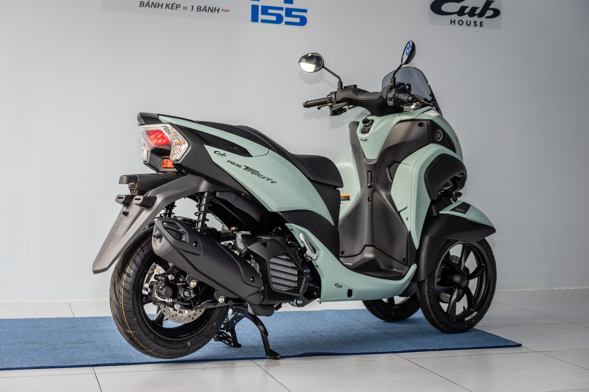 Yamaha Tricity 155 về Việt Nam: Bánh kép phía trước cho người người thích 'độc lạ', giá quy đổi từ 103 triệu đồng- Ảnh 14. Yamaha Tricity 155 về Việt Nam: Bánh kép phía trước cho người người thích 'độc lạ', giá quy đổi từ 103 triệu đồng- Ảnh 14.