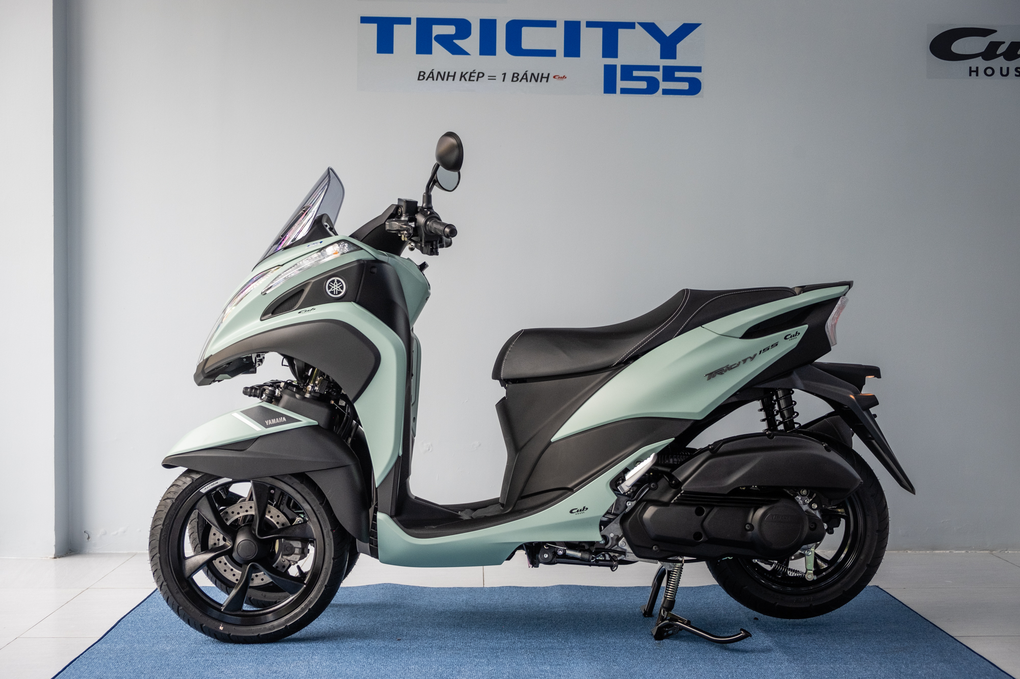 Yamaha Tricity 155 về Việt Nam: Bánh kép phía trước cho người người thích 'độc lạ', giá quy đổi từ 103 triệu đồng- Ảnh 5. Yamaha Tricity 155 về Việt Nam: Bánh kép phía trước cho người người thích 'độc lạ', giá quy đổi từ 103 triệu đồng- Ảnh 5.