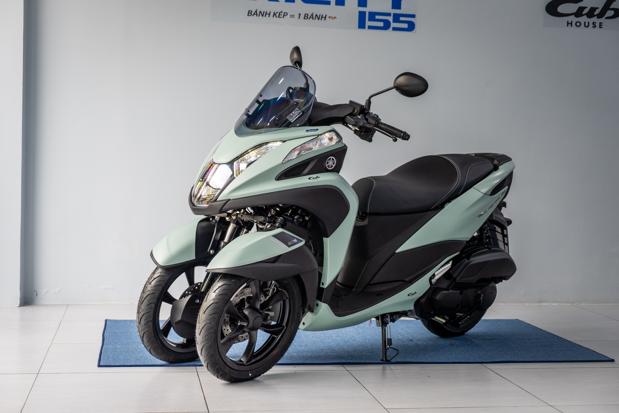 Yamaha Tricity 155 về Việt Nam: Bánh kép phía trước cho người người thích 'độc lạ', giá quy đổi từ 103 triệu đồng- Ảnh 1. Yamaha Tricity 155 về Việt Nam: Bánh kép phía trước cho người người thích 'độc lạ', giá quy đổi từ 103 triệu đồng- Ảnh 1.