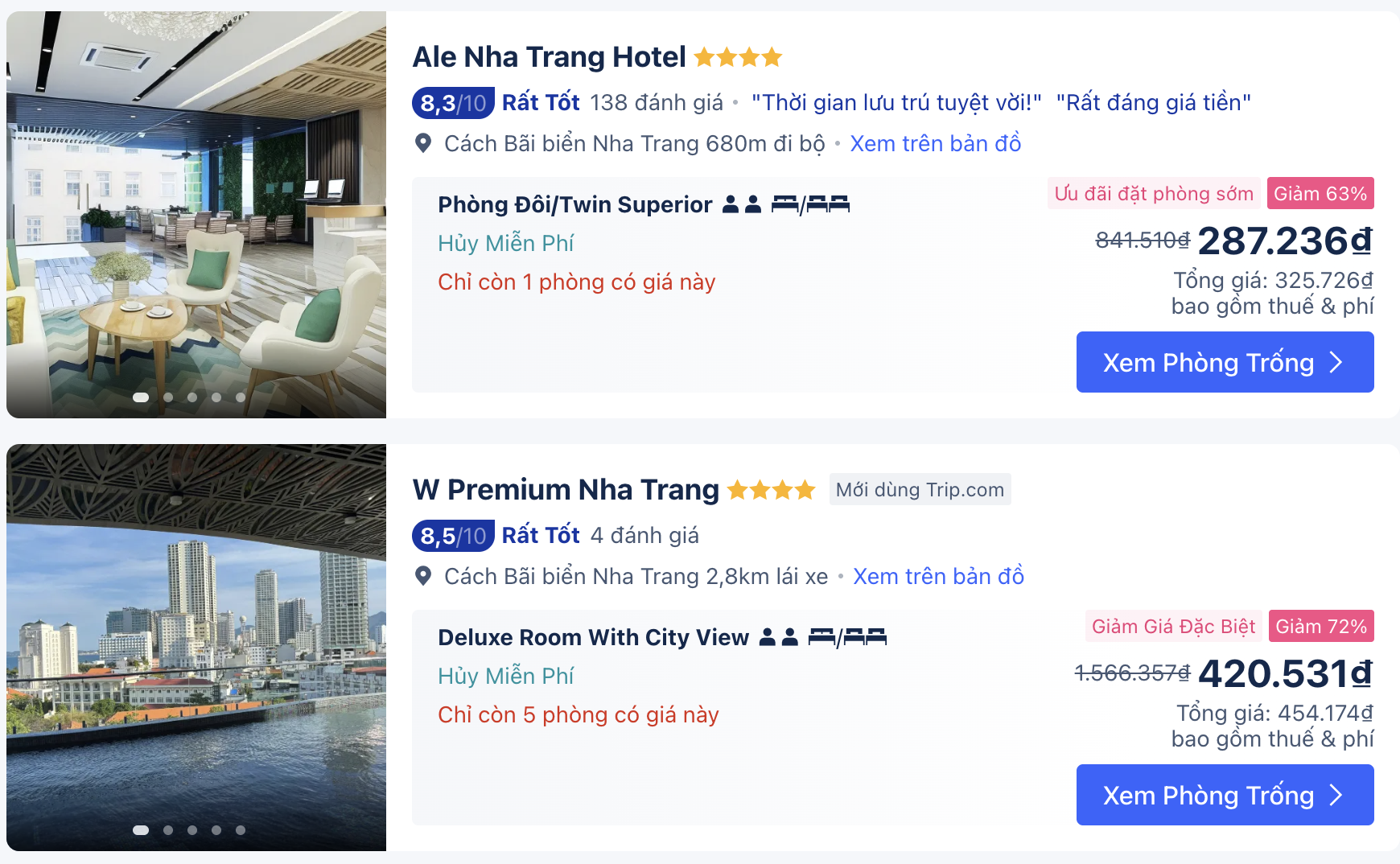 Giá phòng khách sạn Nha Trang giảm sâu 81% cho 1 đêm, du khách còn sốc hơn khi hạng luxury có giá tiền này- Ảnh 2. Giá phòng khách sạn Nha Trang giảm sâu 81% cho 1 đêm, du khách còn sốc hơn khi hạng luxury có giá tiền này- Ảnh 2.