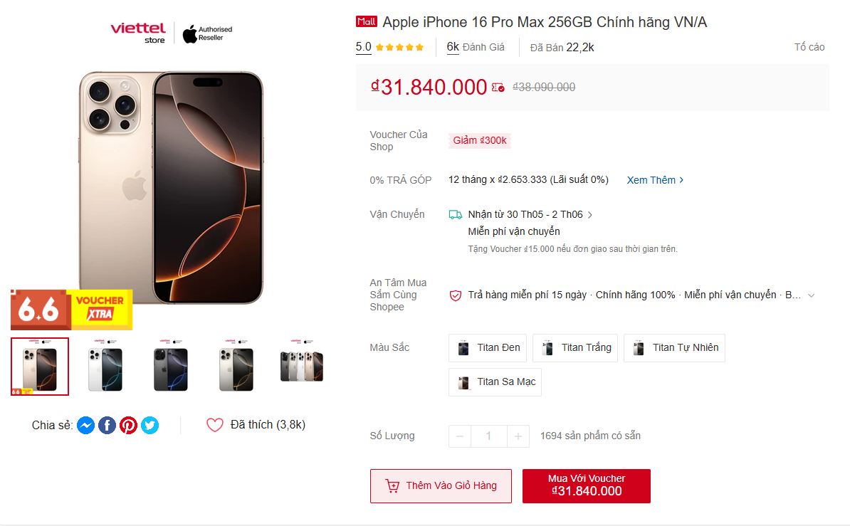 Loạt iPhone đang giảm giá đậm trên Shopee, giá rẻ giật mình, thấp hơn mua tại đại lý- Ảnh 5. Loạt iPhone đang giảm giá đậm trên Shopee, giá rẻ giật mình, thấp hơn mua tại đại lý- Ảnh 5.