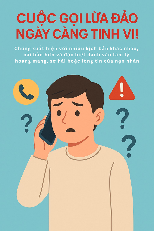 Infographic: Nhận diện ngay cuộc gọi lừa đảo - Kịch bản tinh vi đến đâu cũng không nằm ngoài những dấu hiệu này!- Ảnh 1.
